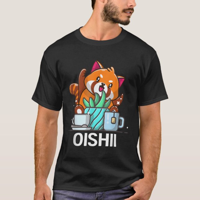 Namaste Red Panda Do Yoga Garening Kaffee T-Shirt (Vorderseite)
