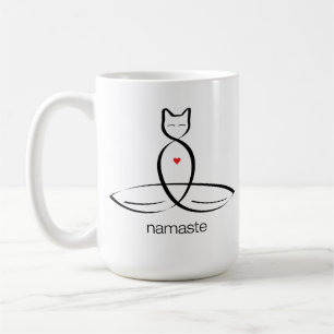 Namaste - regelmäßiger Arttext Kaffeetasse