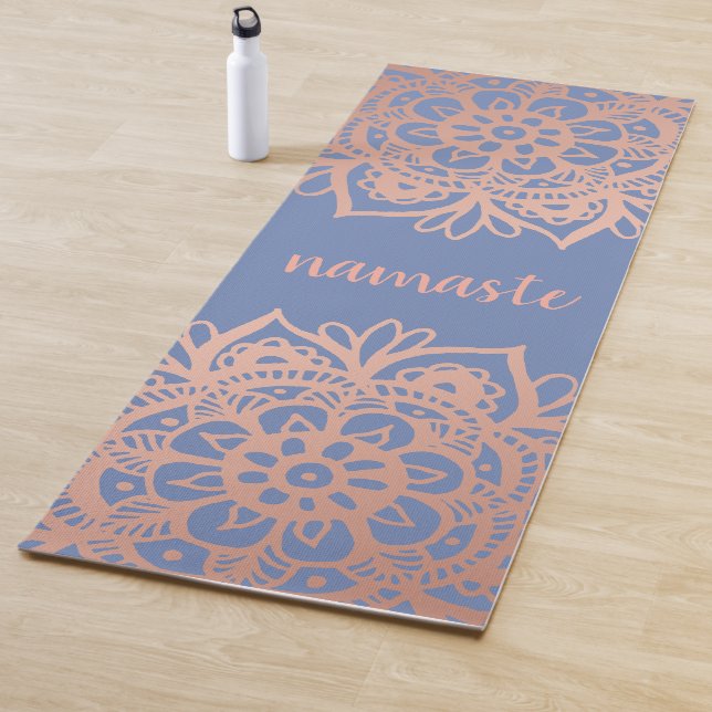Namaste Rose Gold Mandala Yogamatte (Beispiel)