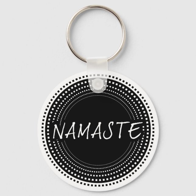 Namaste Schlüsselanhänger (Vorderseite)