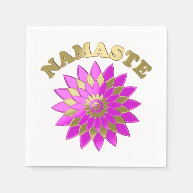 Namaste Serviette (Vorderseite)