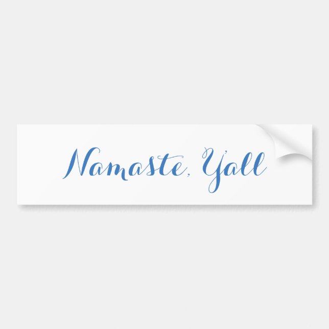 Namaste, Sie Autoaufkleber (Vorne)