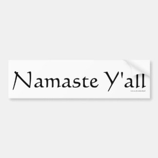Namaste Sie, Autoaufkleber