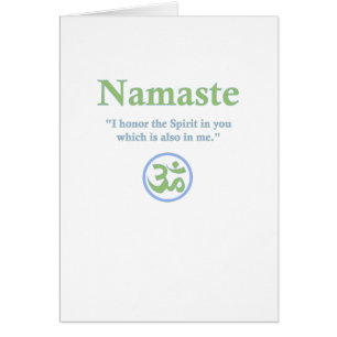 Namaste signification avec Om Symbole