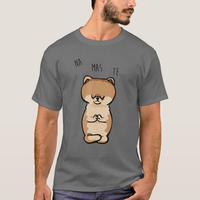 Namaste Spitz T-Shirt (Vorderseite)