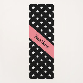 Namaste Stars Schwarz und Rosa mit Individuelle Na Yogamatte