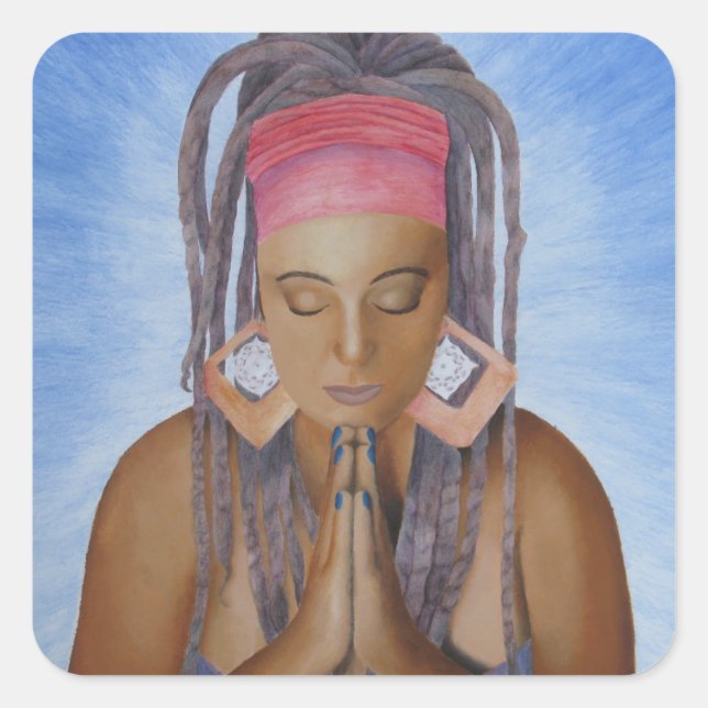 Namaste Stickers (Vorderseite)