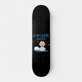 NAMASTE SUCKA lustiges Baby Yoga Zen Master Skateboard