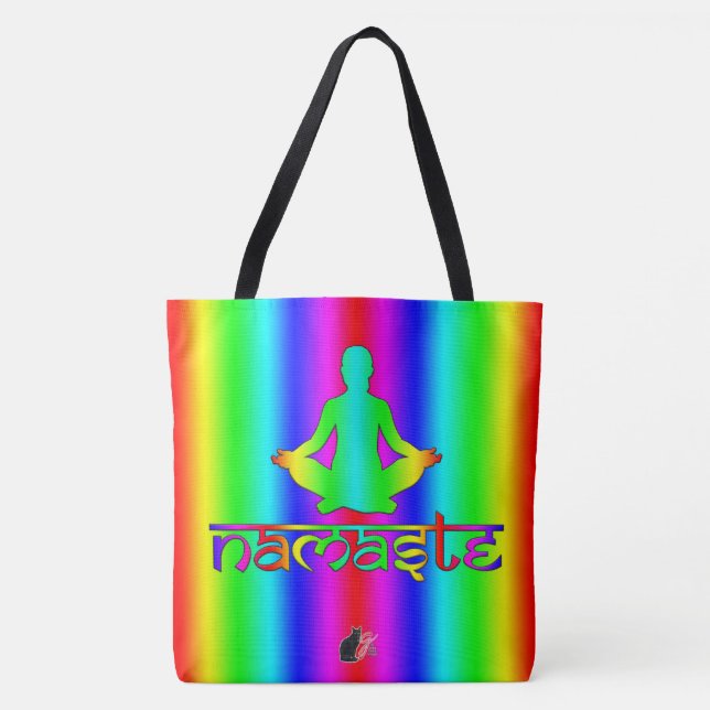 Namaste Tote Bag Tasche (Vorderseite)