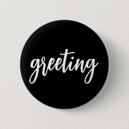 Namaste Vibes | Schwarze Yoga Spiritual Meditation Button