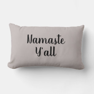 Namaste Yall Script Yoga Coussin