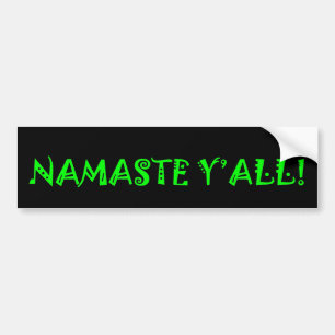 Namaste Y'All - Sticker Yoga Bumper