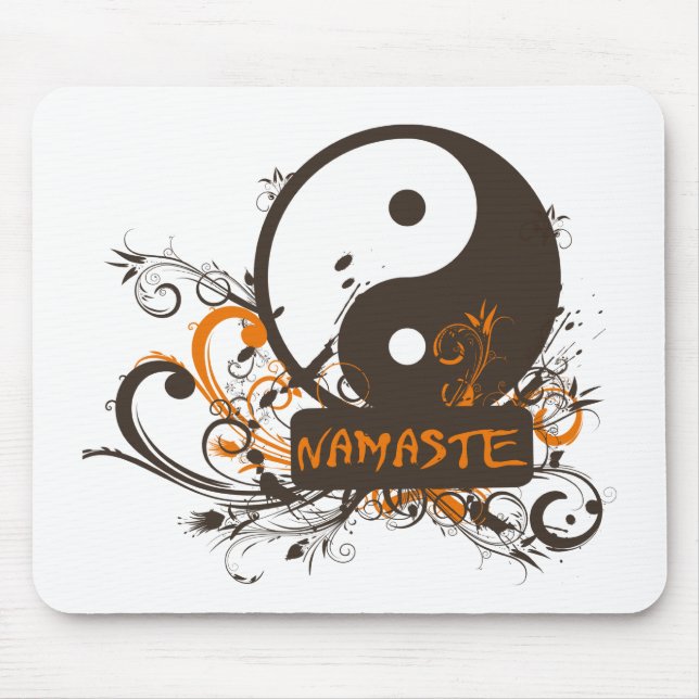 Namaste Yin Yang Mousepad (Vorne)