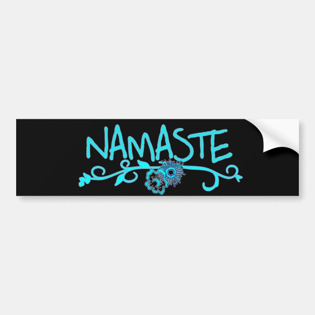 Namaste Yoga-Autoaufkleber Autoaufkleber (Vorne)