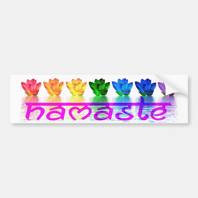 Namaste Yoga-Autoaufkleber Autoaufkleber (Vorne)