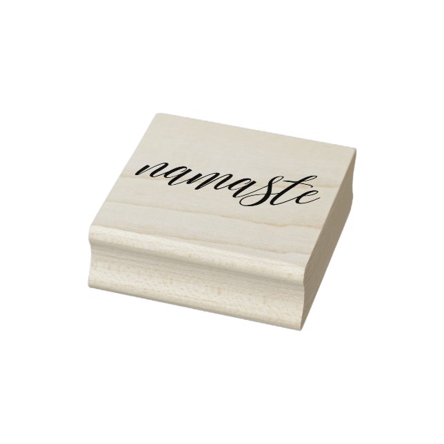 Namaste Yoga Gummistempel (Stempel)