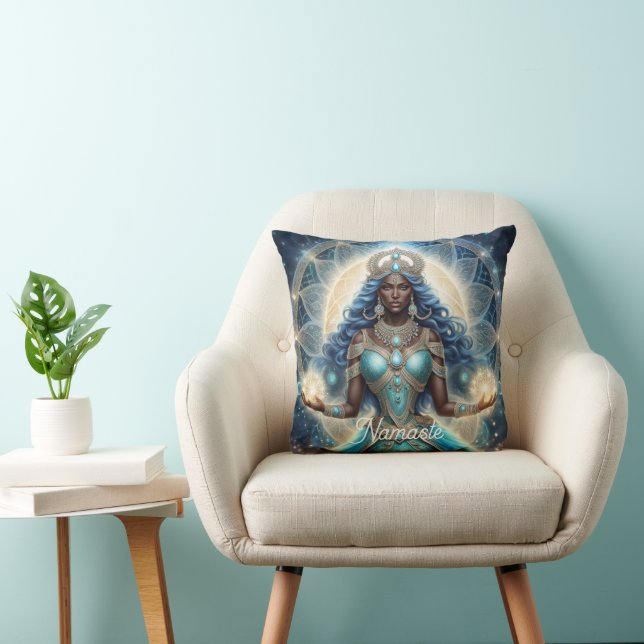 Namaste, Yoga, Meditation, Frieden, Respekt Kissen (Stuhl )