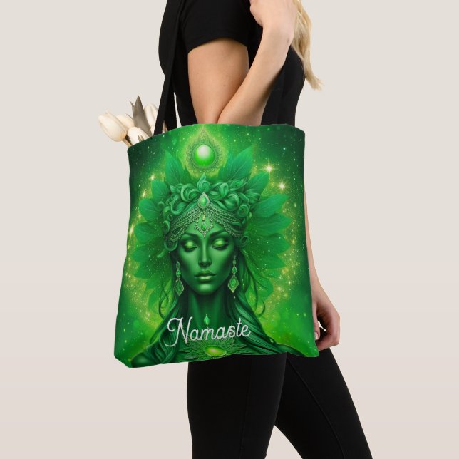 Namaste, Yoga, Meditation, Frieden, Respekt Tasche (Von Nahem)