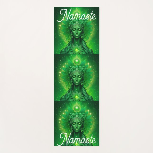 Namaste, Yoga, Meditation, Frieden, Respekt Yogamatte (Vorderseite)