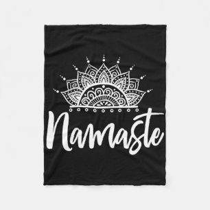 Namaste Yoga-Meditations-Übungs-Yoga-Geschenk Fleecedecke