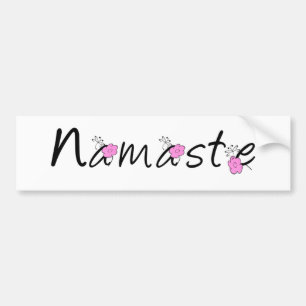 Namaste Yoga Sticker Autoaufkleber