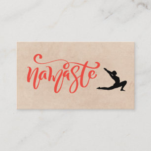 Namaste Yoga Stretch Visitenkarte