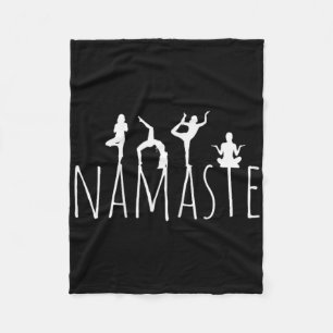 Namaste Yoga-Übungen Zen Fitness Frauen Workout-Kl Fleecedecke