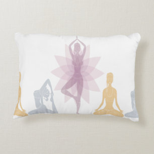 Namaste, Yoga, Yogi, Frauen, chakra, Chi, Dekokissen