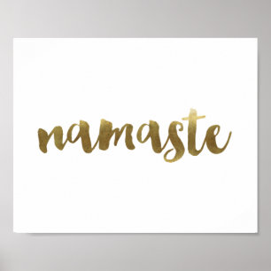"namaste" Zitat-Plakat Poster