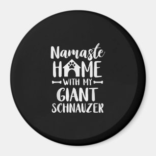 Namaste Zuhause Giant Schnauzer - Schnauzer Lover Magnet