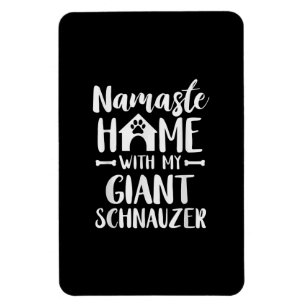 Namaste Zuhause Giant Schnauzer - Schnauzer Lover Magnet