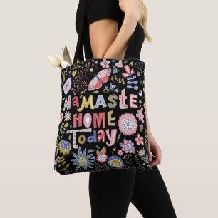 Namaste Zuhause heute Folklorekunst Tasche