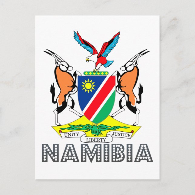 Nambian Emblem Postkarte (Vorderseite)