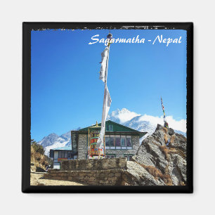 Namche Bazar, Ama Dablam, Sagarmatha, Nepal Magnet