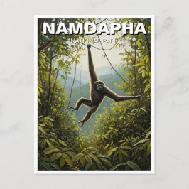 Namdapha National Park India Travel Postkarte