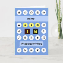 Name 19. Computing personalisierter Geburtstag hin