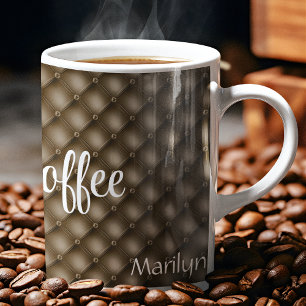 Name Aber, das erste Kaffeekonzept Brown 11oz Kaffeetasse