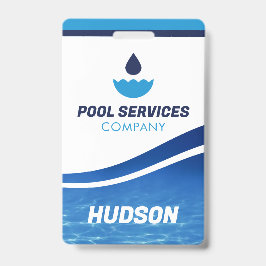 Name Abzeichen des Pooltechnikers | Gesellschaft f Ausweis