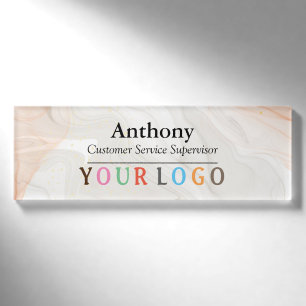 Name Abzeichen Magnet Custom Logo Mitarbeiter Gro Namenschild