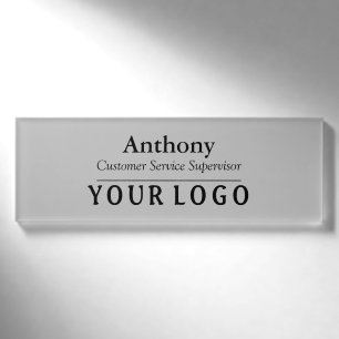 Name Abzeichen Magnet Custom Logo Mitarbeiter Gro Namenschild