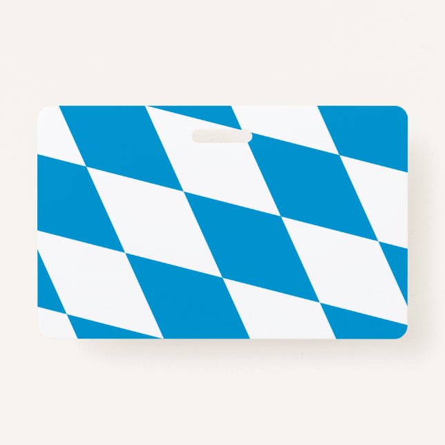 Name Abzeichen mit bayerischer Flagge, Deutschland Ausweis (Vorderseite)