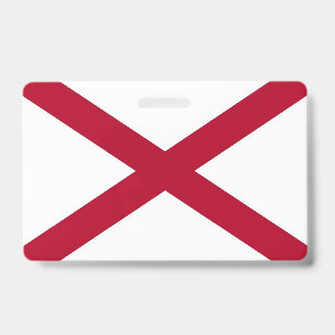 Name Abzeichen mit der Flagge des Staat Alabama, U Ausweis