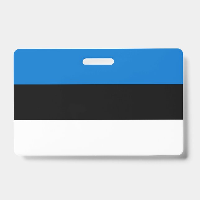 Name Abzeichen mit der Flagge Estlands Ausweis (Vorderseite)