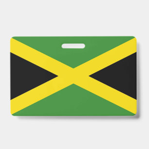 Name Abzeichen mit Flagge Jamaikas Ausweis