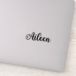 Name Aileen - Handgeschriebene Kalligrafie Aufkleber