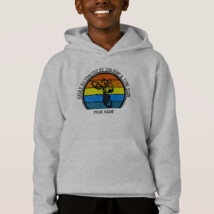Name ändern Alle Text leicht abgelenkter BMX hinzu Hoodie