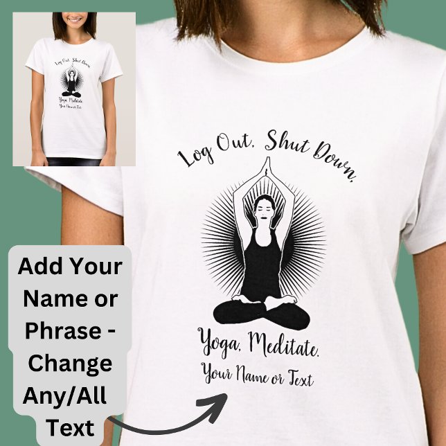 Name ändern Alle Textabmeldeausgänge ändern Funny  T-Shirt (Von Creator hochgeladen)