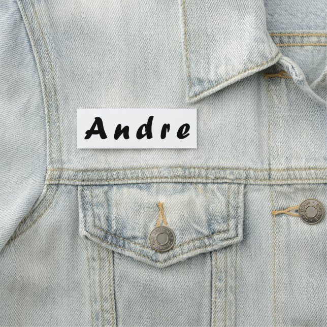 Name Andre Namensschild (Beispiel)
