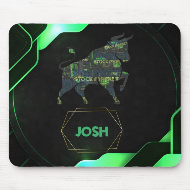 Name anpassen | Personalisiert Traders Mousepad (Vorne)