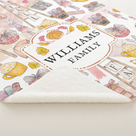 Name Aquarellfarbe Herbst Sherpadecke